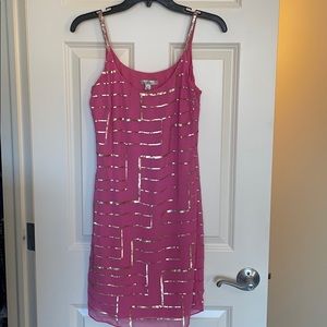 Print Sequin dress